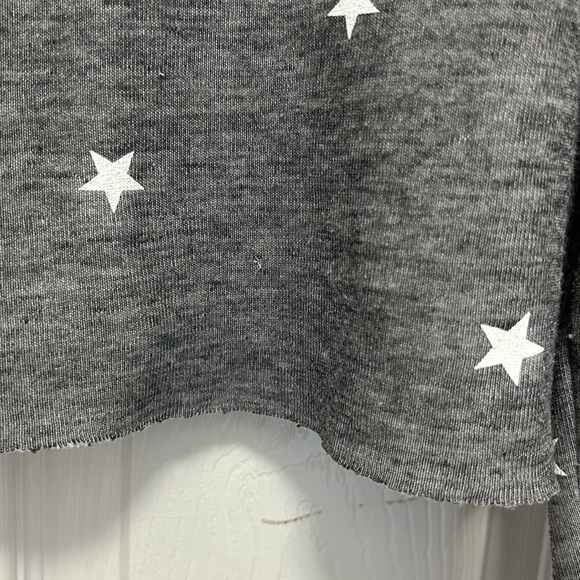 Wildfox Couture Women's Football Star Monte Crop Sweatshirt XS Oversized Lounge - Picture 5 of 9